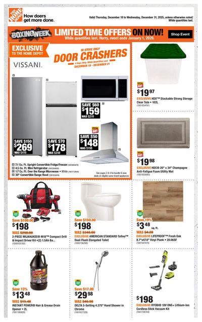 Home Depot (BC) Flyer December 18 to 31