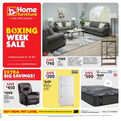 Home Furniture (BC) Flyer December 18 to 28