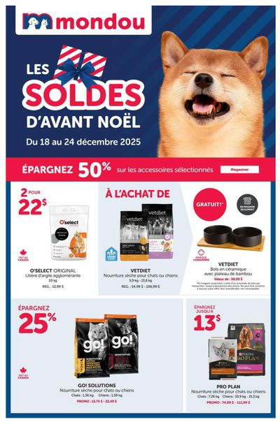 Mondou Flyer December 18 to 24