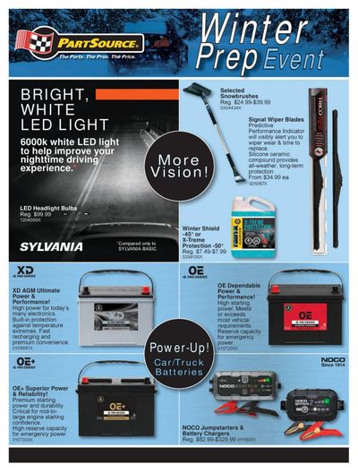 PartSource Flyer December 18 to 31