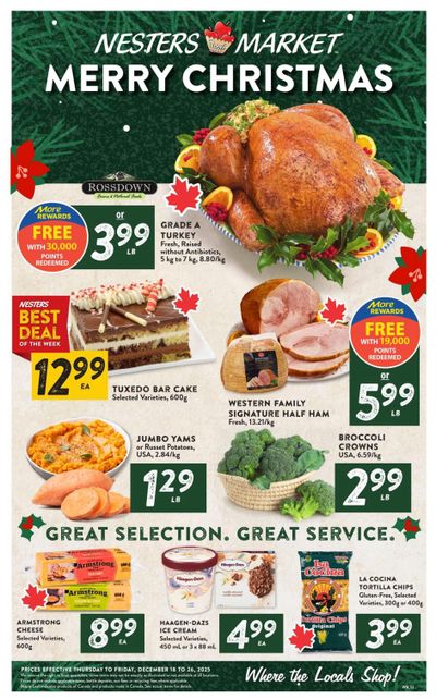 Nesters Market Flyer December 18 to 26