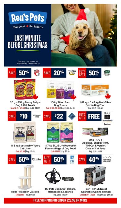Ren's Pets Flyer December 18 to 24