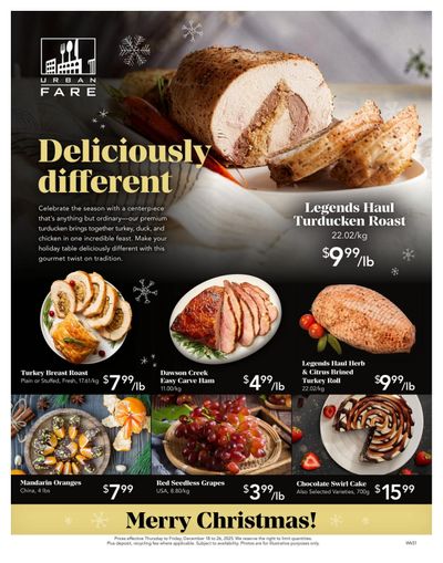 Urban Fare Flyer December 18 to 26