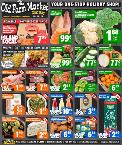 The Old Farm Market (Victoria) Flyer December 18 to 24