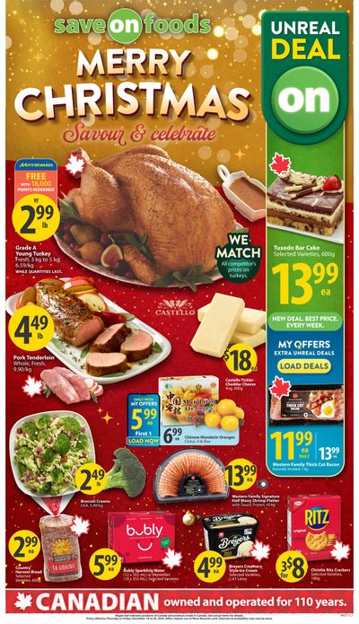 Save On Foods (SK) Flyer December 18 to 26