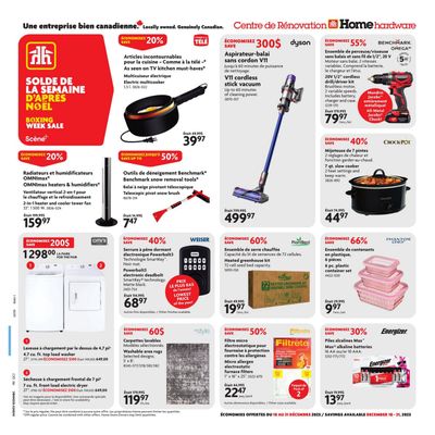 Home Hardware Building Centre (QC) Flyer December 18 to 31
