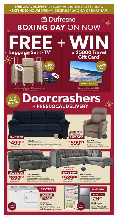 Dufresne Flyer December 19 to January 6