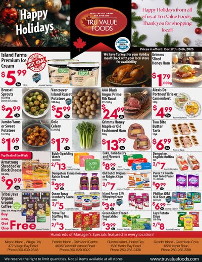 Tru Value Foods Flyer December 17 to 24
