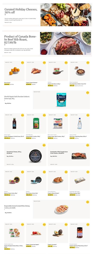 Whole Foods Market (West) Flyer December 17 to 24