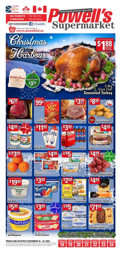 Powell's Supermarket Flyer December 18 to 24