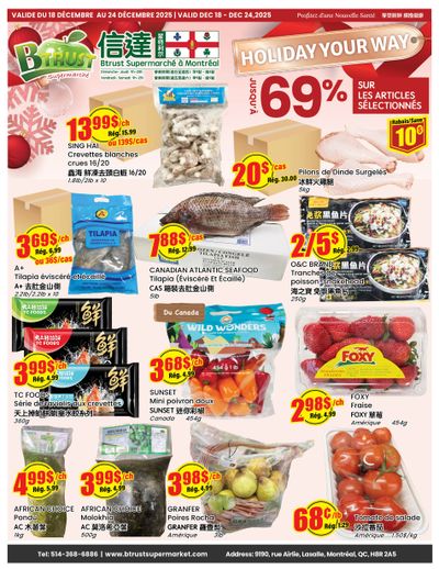 Btrust Supermarket (Montreal) Flyer December 18 to 24