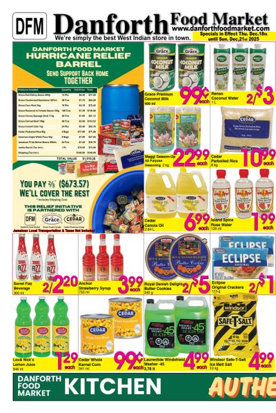 Danforth Food Market Flyer December 18 to 24