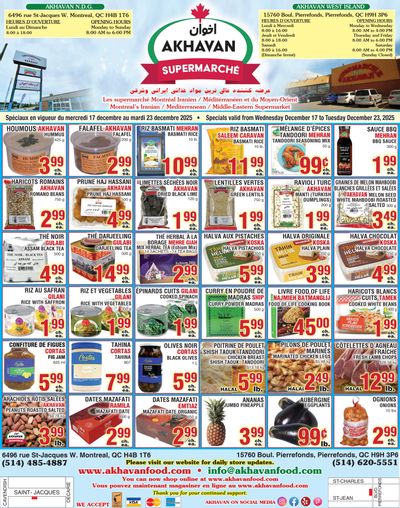 Akhavan Supermarche Flyer December 17 to 23