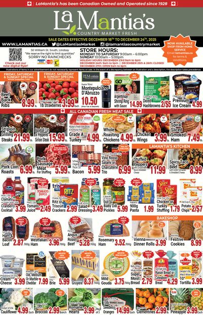 LaMantia's Flyer December 18 to 24