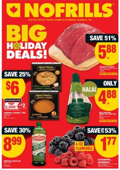 No Frills Ontario Flyer Deals December 18th – 24th