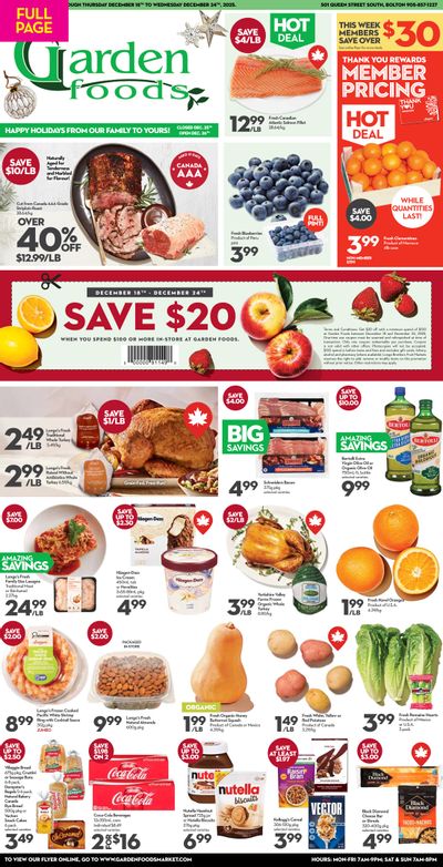 Garden Foods Flyer December 18 to 24