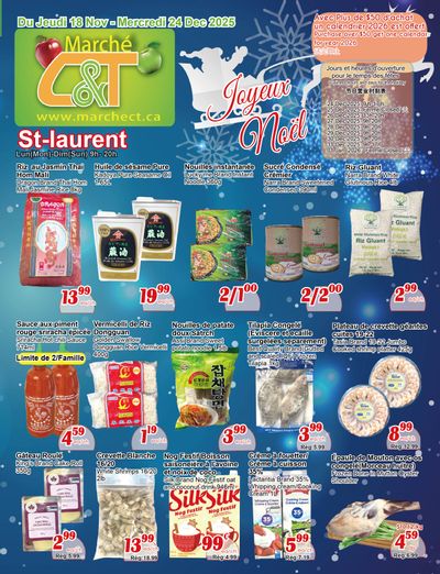 Marche C&T (St. Laurent) Flyer December 18 to 24