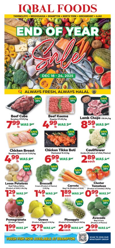 Iqbal Foods Flyer December 18 to 24