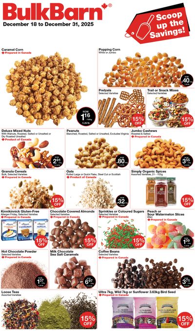 Bulk Barn Flyer December 18 to 31