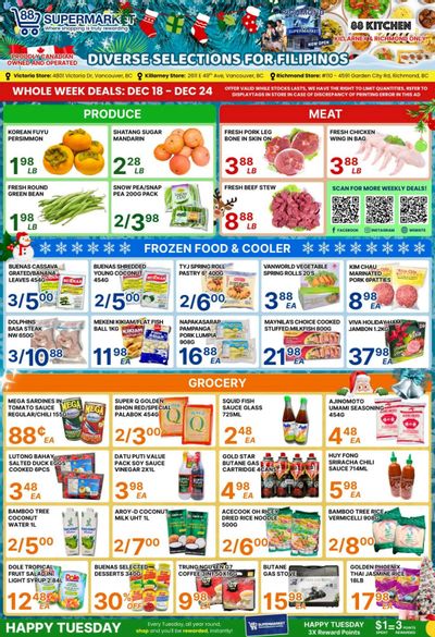88 Supermarket Flyer December 18 to 24