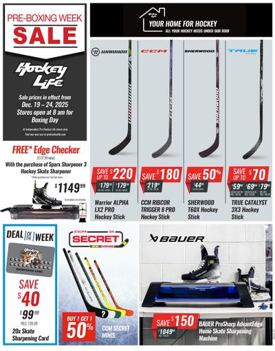 Pro Hockey Life Flyer December 19 to 24