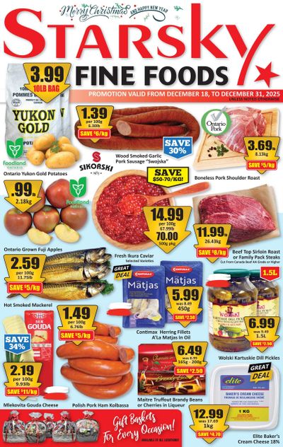 Starsky Foods Flyer December 18 to 31