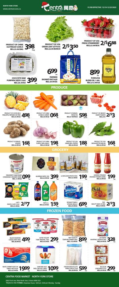 Centra Foods (North York) Flyer December 19 to 25
