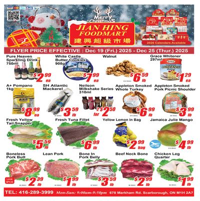 Jian Hing Foodmart (Scarborough) Flyer December 19 to 25