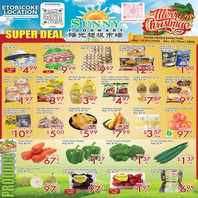 Sunny Foodmart (Etobicoke) Flyer December 19 to 25