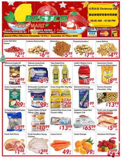 BestCo Food Mart (Etobicoke) Flyer December 19 to 25