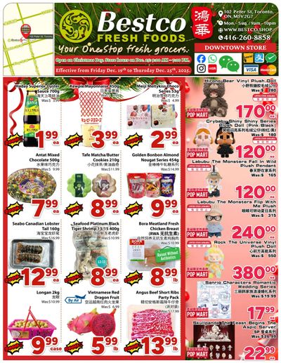 BestCo Food Mart (Downtown Toronto) Flyer December 19 to 25