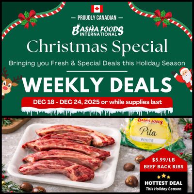 Basha Foods International Flyer December 18 to 24