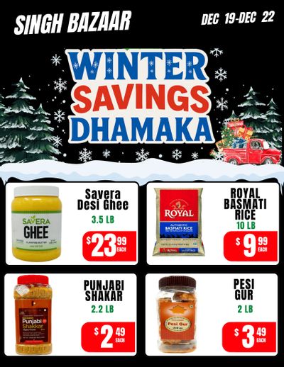 Singh Bazaar Flyer December 19 to 22