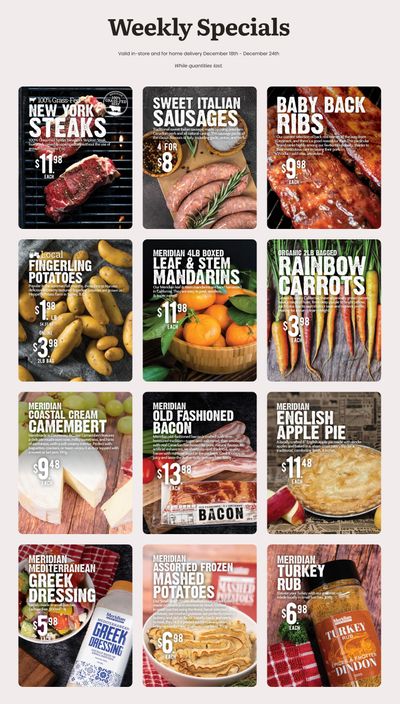 Meridian Farm Market Flyer December 18 to 24