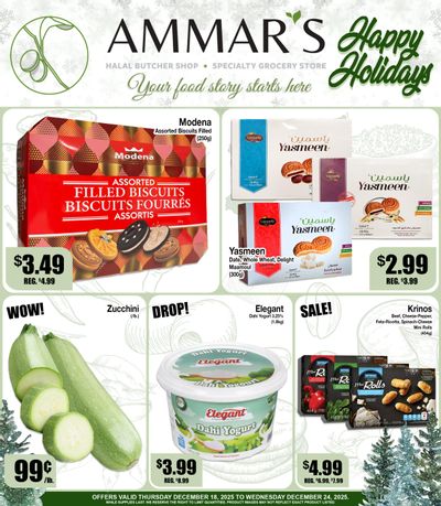 Ammar's Halal Meats Flyer December 18 to 24