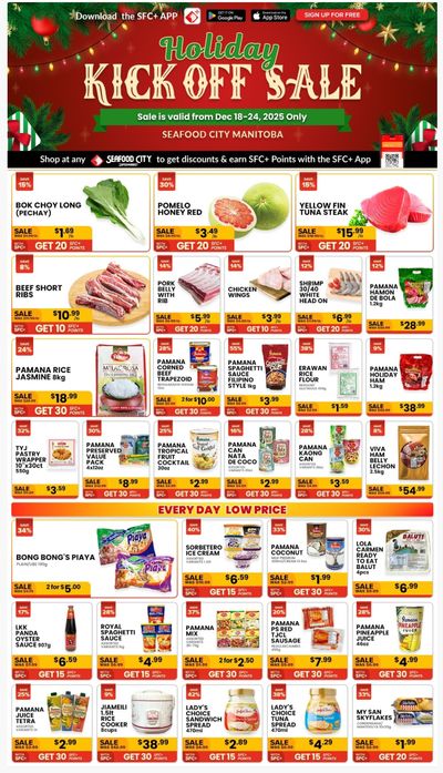 Seafood City Supermarket (MB) Flyer December 18 to 24