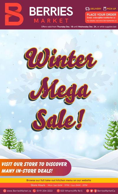 Berries Market Flyer December 18 to 24