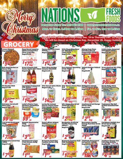 Nations Fresh Foods (Brampton) Flyer December 19 to 25