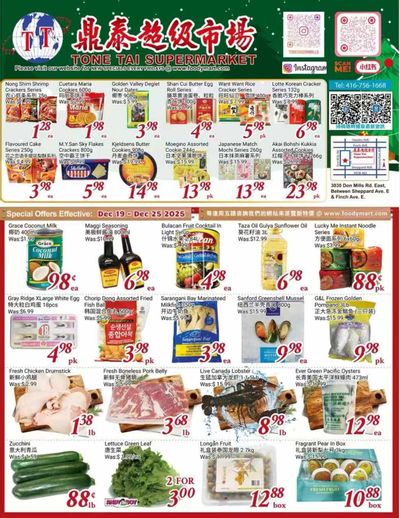 Tone Tai Supermarket Flyer December 19 to 25