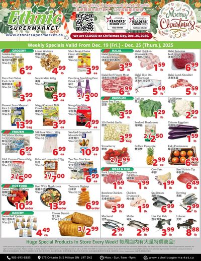 Ethnic Supermarket (Milton) Flyer December 19 to 25