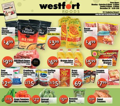 Westfort Foods Flyer December 19 to 25