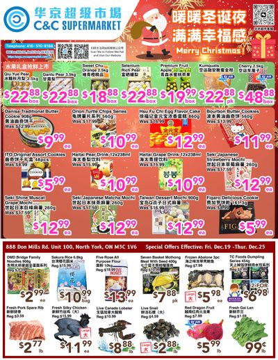 C&C Supermarket Flyer December 19 to 25
