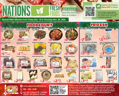 Nations Fresh Foods (Hamilton) Flyer December 19 to 25