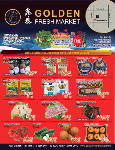Golden Fresh Market Flyer December 19 to 25