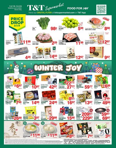 T&T Supermarket (London & Waterloo) Flyer December 19 to 25