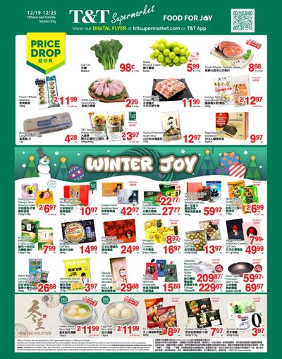 T&T Supermarket (Ottawa & Kanata) Flyer December 19 to 25