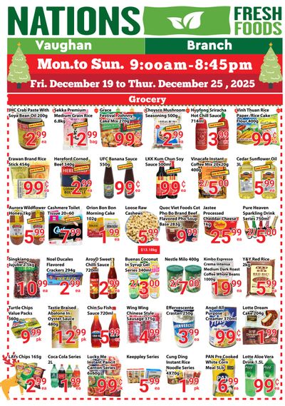 Nations Fresh Foods (Vaughan) Flyer December 19 to 25