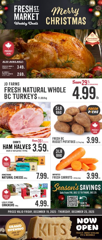 Fresh St. Market Flyer December 19 to 25