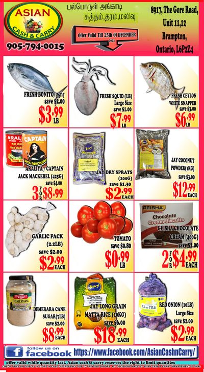 Asian Cash & Carry Flyer December 19 to 25