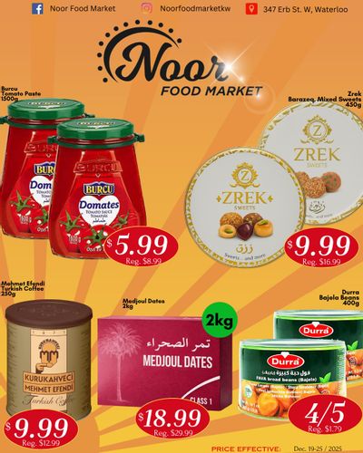 Noor Food Market Flyer December 19 to 25